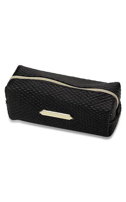 Косметичка Miine черная на молнии 1 шт