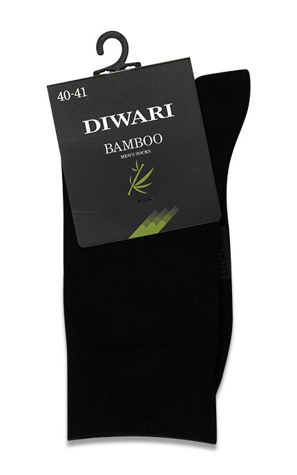 DIWARI-Шкарпетки Diwari Bamboo чоловічі, чорні, р.25-4810226014851