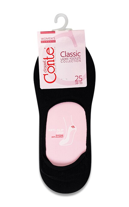 CONTE-Підслідники Conte Classic жіночі, чорні, р.25-4810226150726