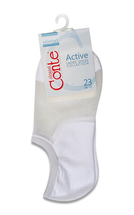 CONTE-Носки женские Conte Active, цвет белый, размер 23-4810226347126