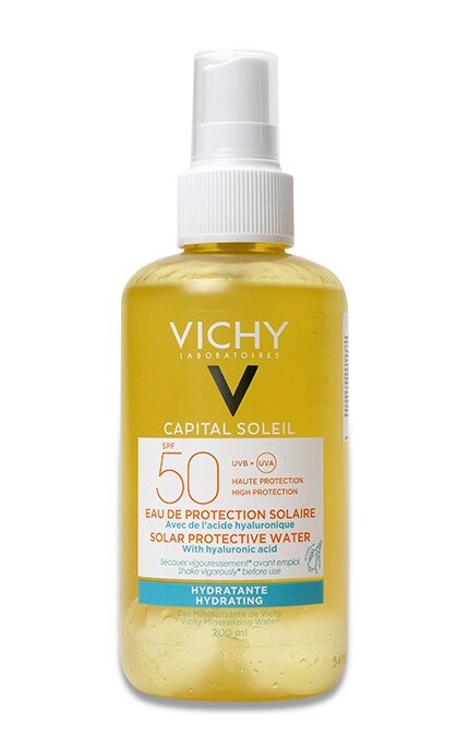 Спрей для лица и тела Vichy Solar Protective Water Spf 50+ 200 мл