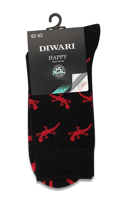 DIWARI-Носки Diwari Happy мужские, черные, р.27-4810226533833