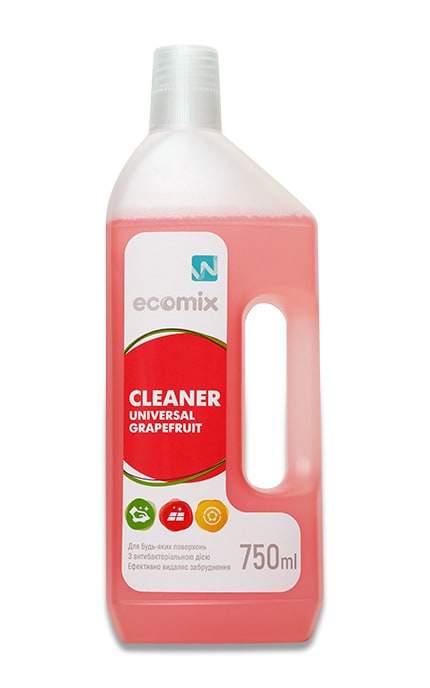 ECOMIX-Универсальное антибактериальное средство Ecomix Cleaner Грейпфрут, 750 мл-4820167005856