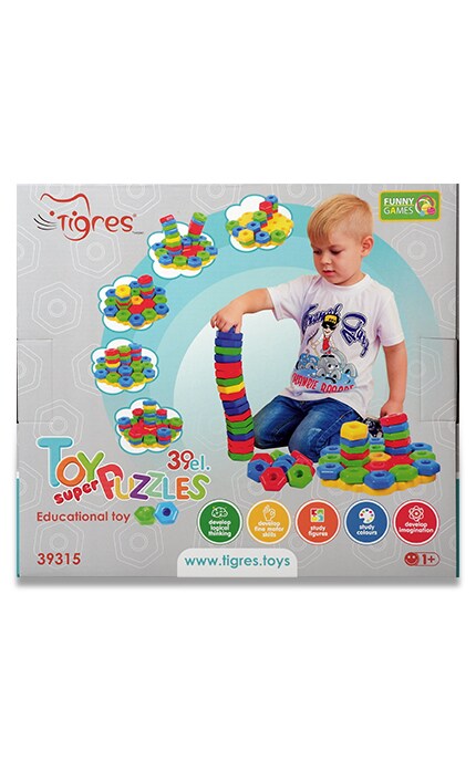 ТИГРЕС-Ігропазли Тигрес Super, 39 ел -4820159393152