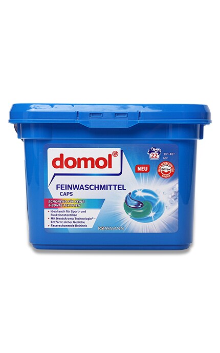DOMOL-Капсули для прання Domol Feinwaschmittel caps, 22 шт-4305615718194