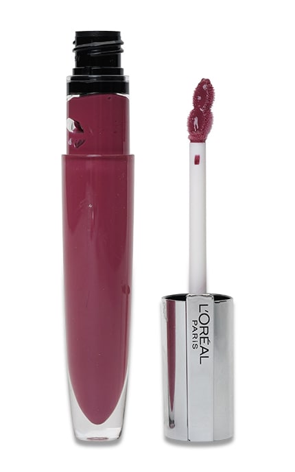 L'OREAL PARIS-Блеск для губ L'Oreal Paris Brilliant Signature с эффектом объема тон 416 Raise 7 мл-3600523971381