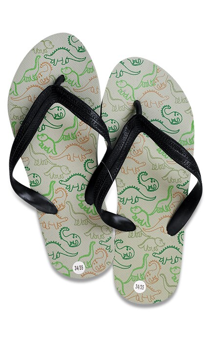 WATSONS-Детские пляжные вьетнамки Dino, 34/35-4894819116641
