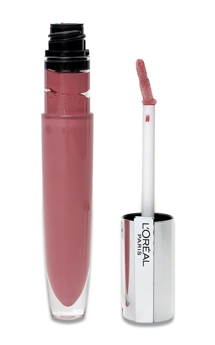 L'OREAL PARIS-Блеск для губ L'Oreal Paris Brilliant Signature с эффектом объема тон 412 Heighten 7 мл-3600523971367