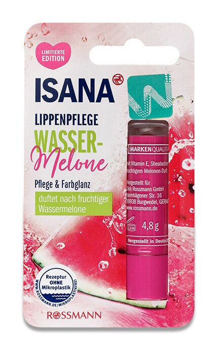 ISANA-Бальзам для губ Isana Wassermelone, 4.8 г-42402251