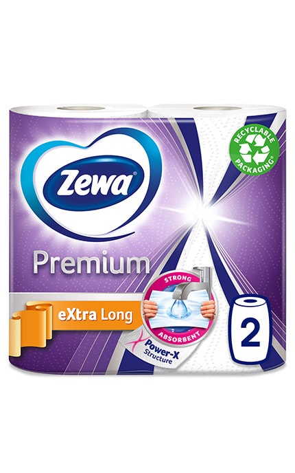 Полотенца Zewa Premium, 2 шт