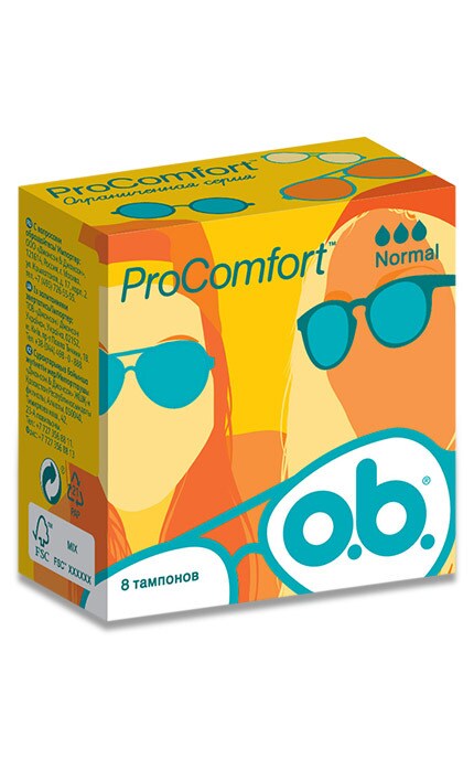 O.B.-Тампоны O.B. Pro Comfort Normal-3574660234305