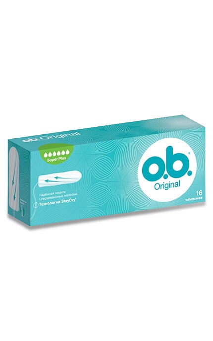 O.B.-Тампони O.B. Original Super Plus-3574660089356