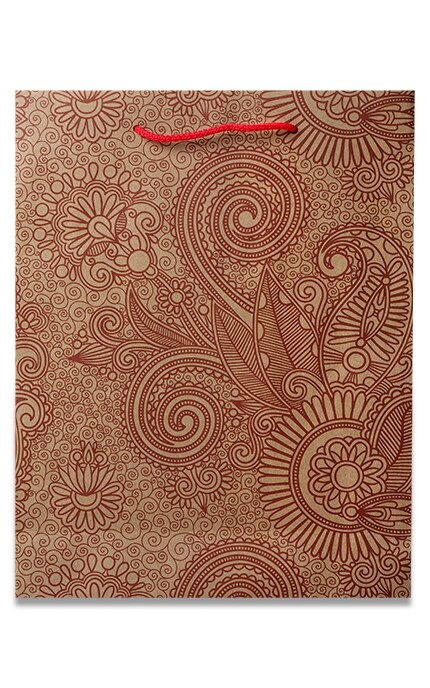 Пакет подарочный из крафт-бумаги, 25*32 см