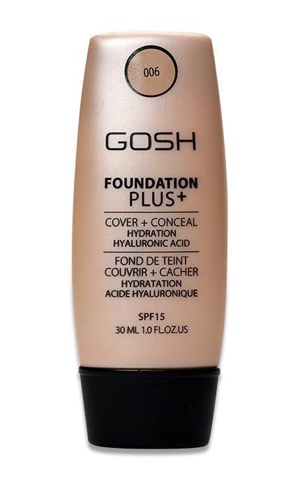 Тональная основа для лица Gosh Foundation Plus тон 006 30 мл