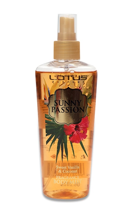 LOTUS-Спрей для тела Lotus Sunny Passion Sweet Vanilla&Coconut 210 мл-5902815166573