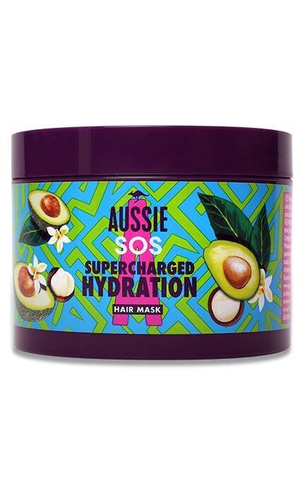 Маска для волос Aussie SOS Суперзаряженное увлажнение, 450 мл
