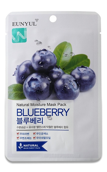 EUNYUL-Маска для обличчя Eunyul Daily Black Blueberry, 22 r-8809435406867