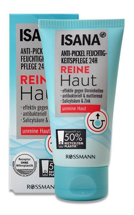 Крем для лица антибактериальный Isana для проблемной кожи 50 мл