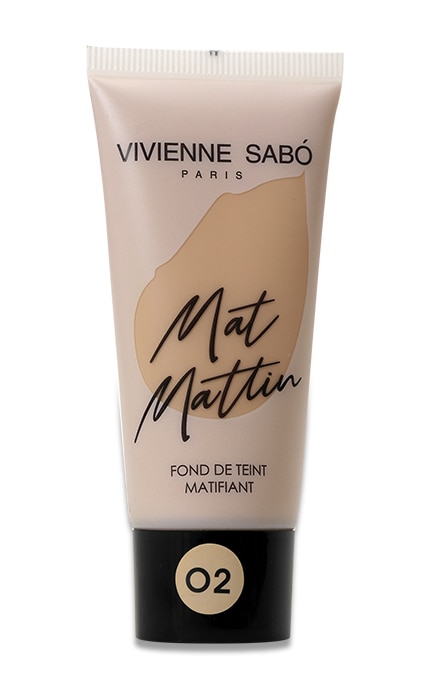 Крем тональный для лица Vivienne Sabo Mat Mattin матированный тон 02 25 мл