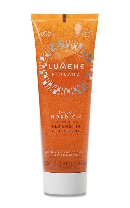 Гель-скраб для сияния кожи Lumene Valo Clear Glow Cleansing Gel Scrub очищающий 125 мл