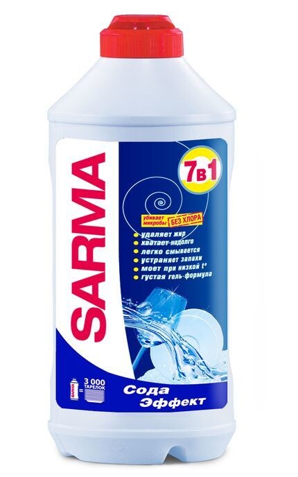 Средство для мытья посуды Вінницяпобутхім Sarma Сода эффект