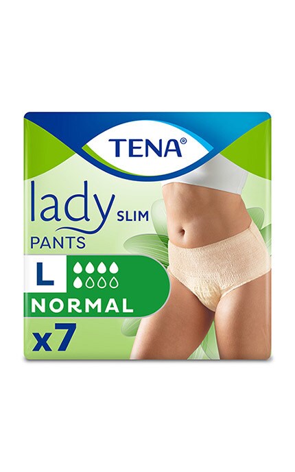 Урологические трусы для женщин Tena Lady Slim Pants Normal, размер L, 7 шт