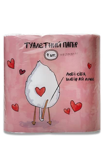 ГУСЬ-Туалетная бумага Гусь двухслойная 4 шт-4820003834848