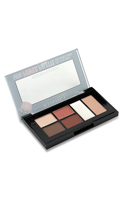 RIMMEL-Палетка для макіяжу Rimmel Mini Power Palette 3 в 1 тон 003 Queen 68 г-3614228937313