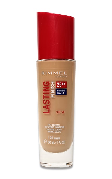 Тональная основа для лица Rimmel Lasring Finish 25H Foundation тон 170 Wheat 30 мл