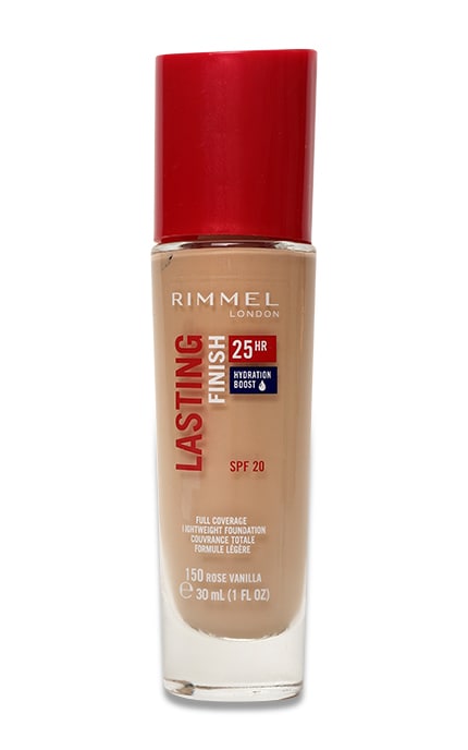 RIMMEL-Тональна основа для обличчя Rimmel Lasring Finish 25H Foundation тон 150 Rose Vanilla 30 мл-3616301235996