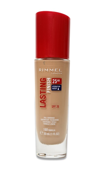 Тональная основа для лица Rimmel Lasring Finish 25H Foundation тон 160 Vanilla 30 мл