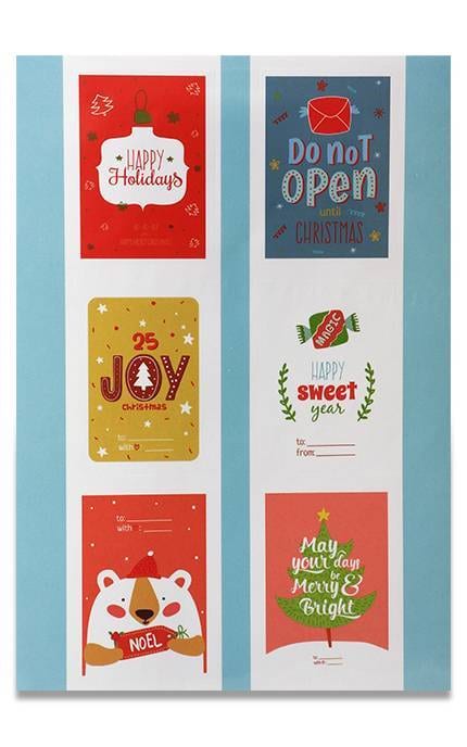 GLOSS and STYLE-Наліпки декоративні Новорічні 6 шт-9210000072261