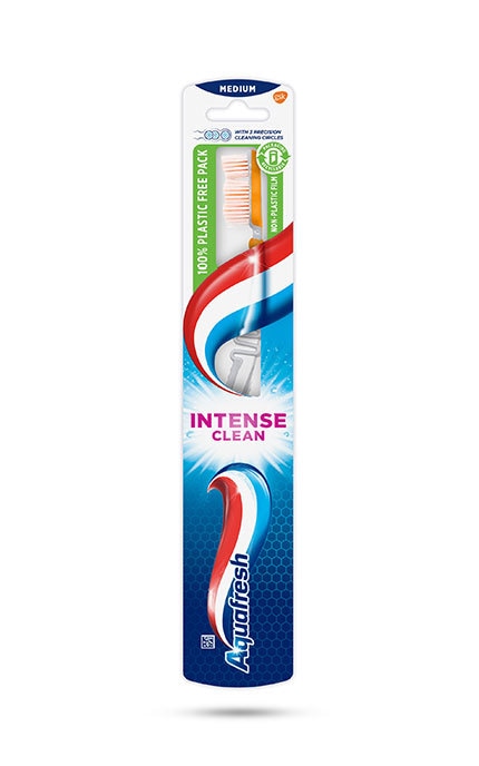 AQUAFRESH-Зубна щітка Aquafresh Intense Clean Medium 1 шт-5054563927835