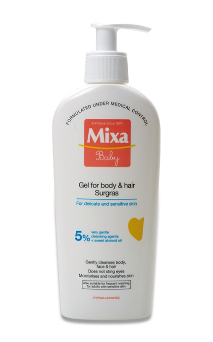 АКЦІЯ-Гель-пена детская для тела и волос Mixa Baby очищающая, 250 мл-5902503805364