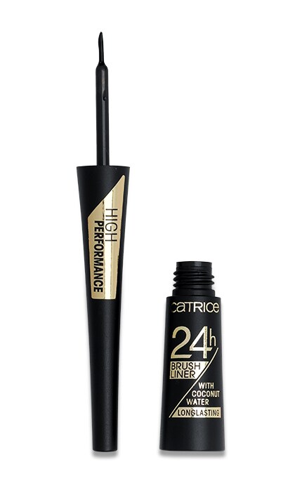 CATRICE-Підводка стійка для очей Catrice 24h Brush Liner тон 010 Ultra Black 3 мл-4059729274946