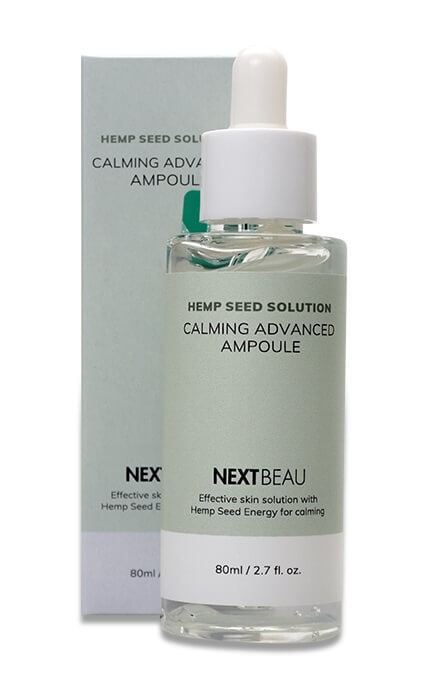 NEXTBEAU-Сыворотка успокаивающая для лица Nextbeau Hemp seed 80 мл-8809696981073