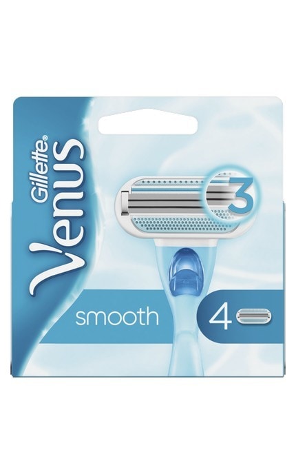 GILLETTE VENUS-Змінні картриджі для гоління Gillette Venus Smooth 4 шт-3014260262709