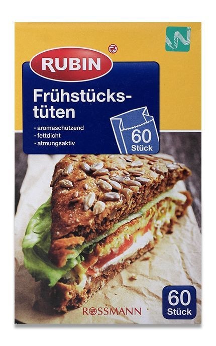 RUBIN-Пакеты для завтраков Rubin 60 шт-4068134008534