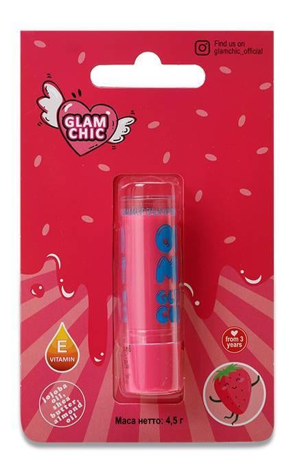 GLAM CHIC-Помада-бальзам для губ Oh My Glam Chic з ароматом полуниці, тон 3, 4,5 г-4820018030129