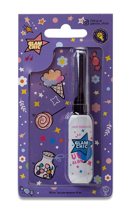 GLAM CHIC-Тушь красящая для волос Glam Chic, цвет морская волна, 15 мл-4820018032918