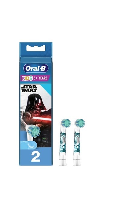 ORAL B-Насадки сменные к электрической зубной щетке Oral-BKids Star Wars 3 2 шт-4210201388005