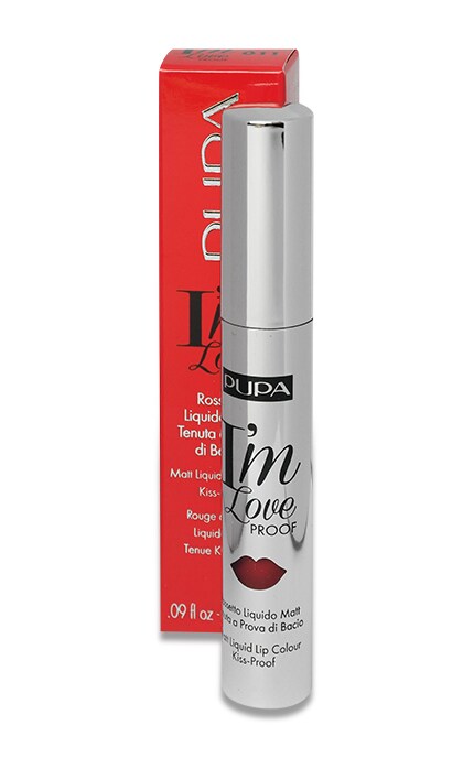 PUPA-Помада жидкая для губ Pupa I'm Loveproof матовая, тон 011, 2,7 мл-8011607317103