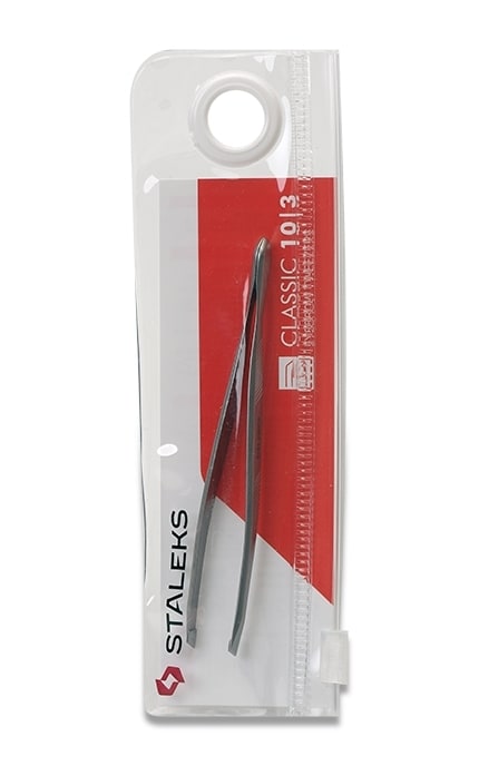 STALEKS-Пинцет для бровей Staleks Classic 10/3-4820121590220