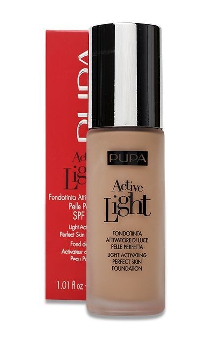 PUPA-Тональна основа для обличчя Pupa Active Light, тон 020, 30 мл-8011607189090