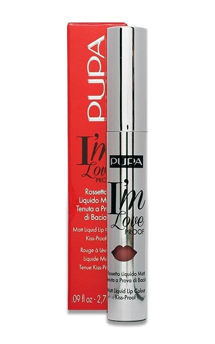 PUPA-Помада жидкая для губ Pupa I'm Loveproof матовая, тон 001, 2,7 мл-8011607316991