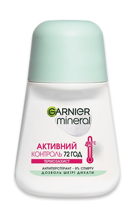 GARNIER-Дезодорант шариковый-антиперспирант женский Garnier Mineral Активный Контроль Термозащита 50 мл-3600541739970