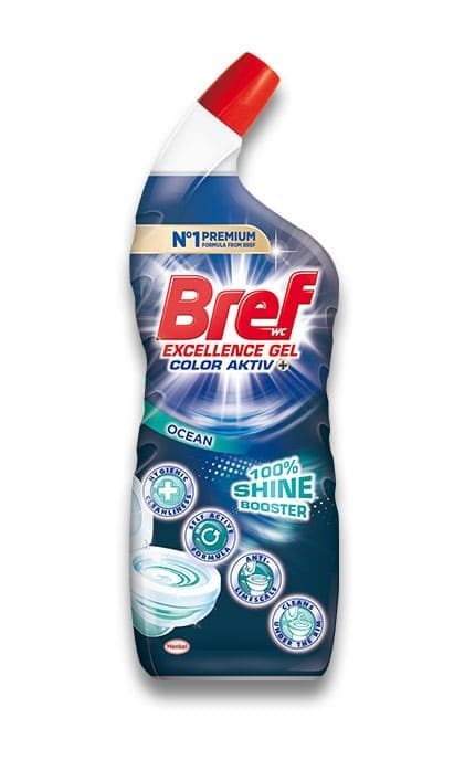 BREF-Гель для чистки и дезинфекции унитазов Bref Excellence gel Color Active 700 мл-9000101310863