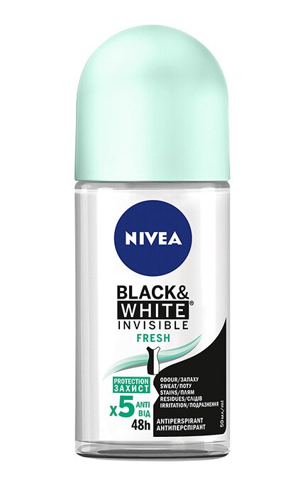NIVEA-Дезодорант-антиперспірант Nivea Чорне та Біле Невидимий Fresh 50 мл-42332763