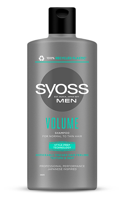 Шампунь для мужчин Syoss Men Volume для нормальных и тонких волос, 440 мл