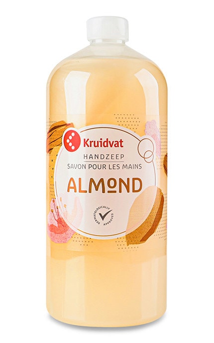 KRUIDVAT-Мыло жидкое запаска Kraudvat Миндаль 1000 мл-8719179492869